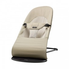 Шезлонг детский Balance Soft Cotton Бежевый/хаки BABYBJORN (0050.26)